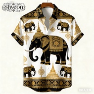 3D Printed Retro Men's Shirts, Each One Perfectly Integrating Traditional Culture With Modern Comfor
