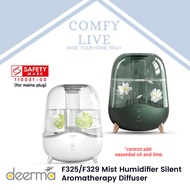 Deerma F325/F329 Mist Humidifier Silent Aromatherapy Diffuser Ultrasonic Cool 5L Transparent Water Tank