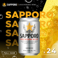 SAPPORO - [原箱] Sapporo 啤酒 (罐裝) 330ml x 24