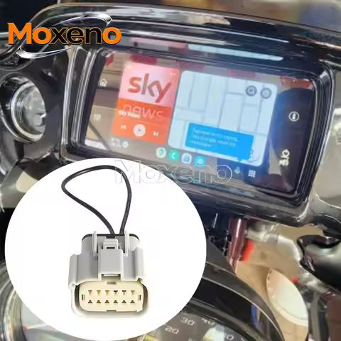 Gts Radio Carplay Jumper For Harley Touring Road Street Glide with Boom Motorcycle Car Play Connect 