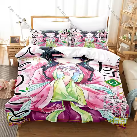 Cool The Apothecary Diaries 3PCS Bedding Set Maomao Jinshi Microfiber Duvet Cover 2Pillowcases No In