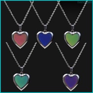 Nan Love Photo Box Pendant Neckchain Temperature Sensitive Color Changing Clavicle Chain Jewelry Ele