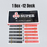 2222 Super Club Special Plastic Coated Playing Cards(12 Decks)/Poker Card