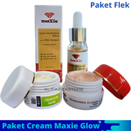 Maxie Glow 1 Paket Bpom Ori  Cream Flek Maxie - Maxie Glow Skincare Paket Flek - Krim Pemutih Anti B