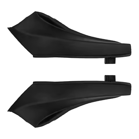 2 PCS Left & Right Front Wiper Side Cowl Extension Cover Black ABS For Toyota RAV4 2013-2018 53866-0