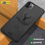 Case Deer Samsung A12 M12 Caseing jeans Febric Motif Rusa