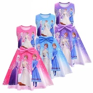 3-8Y Frozen Princess Elsa Anna Dress Baby Girl Cartoon For Kids Girls Shoulder Bags Elsa Anna