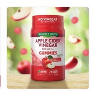 Nature’s Truth Apple Cider Vinegar Gummies กัมมี่แอปเปิ้ลไซเดอร์ (75กัมมี่) 600 mg.120 เม็ด
