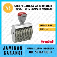 Trodat 15910 9mm 10 Digit Number Stamp (Made in Austria)
