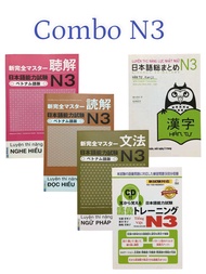 Sách - Combo 5 Cuốn Sách Học N3 Chuẩn (Luyện Thi JLPT N3)- NS Nhật Hạ