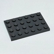 ［二手］LEGO散件 6X4 薄磚 深灰 X10