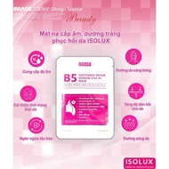 (VAT) Combo of 20 pieces B5 ISOLUX Whitening repair sodium DNA B5 mask 25ml valid for 2029 for White