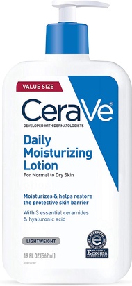 CeraVe Daily Moisturizing Lotion 19oz 562ml Value Size For Normal to Dry Skin - Moisturizes & Helps 