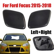 Black Headlight Washer Nozzle Cap Cover for Ford Focus 2015 2018 Premium Quality
