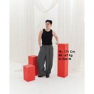 MU-JO 田Nova田 Asymmetrical Line Loose Pants
