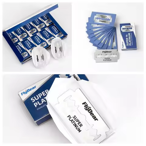 30/50/100pcs Men's Razor Double Edge Razor Blades Shaving Manual Safety Shaving Blades Shaving Tool