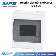 6-way MPE surface-mounted electrical cabinet DB box