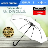 (10 pcs) Sublimation Printable Umbrella White for UV and Weather Protection 23 Inch | OCT