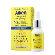 Aiken 5X Ceramide Bright & Vitamin C 10% Triple Serum 15ml Aiken Triple Serum Ceramide Bright & Vita