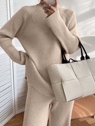 ZANZEA | 2024 ZANZEA ฤดูใบไม้ร่วงผู้หญิง Elegant Urban ชุดลําลองชุด 2PCS เสื้อแขนยาวกางเกงขากว้างชุด