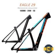 Ready Stock! 2023 LEXON Eagle 29 Carbon Bike Frame MTB 27.5er/29er Mountain Bike Carbon Frame Thru Axle 148mm Boost MTB Carbon Bike Frameset 15/17/19inch BOOST Frame