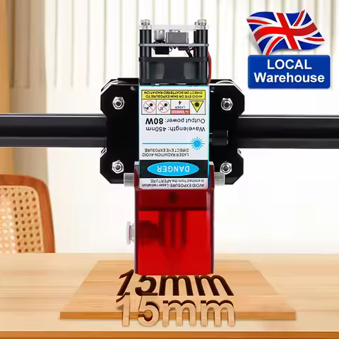 40W 80W Laser Module Optical Power 10W Laser Engraver, Air Assist & Laser Shield Diode CNC Cutter & 