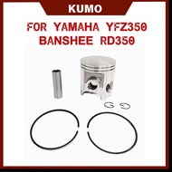 STD 64mm MOTORCYCLE PISTON KITS FOR YAMAHA YFZ350 BANSHEE 87-06 RD350 82-90 ENGINE PARTS MOTOR BLOCK