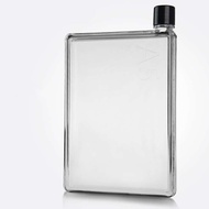 Luxury Cooker a4a6 Flat Paper Water Bottle _ Student Creative Plastic Water Bottle _ Simple Transpar