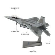 1: 72F22 Fighter Model American F-22 Raptor Airplane Alloy Static Finished Product Simulation Milita