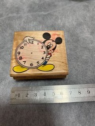 Mickey Mouse clock stamp 米奇老鼠時鐘吸印