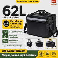 SOARFLY 62L Cooler Bag 32L 48L 62L Extra Large Insulated Delivery Bag Black 外卖箱