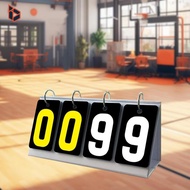 [Blesiya] Flip Score Board Score Keeper Digital Scorer 4 digits Score Flipper for Outdoor