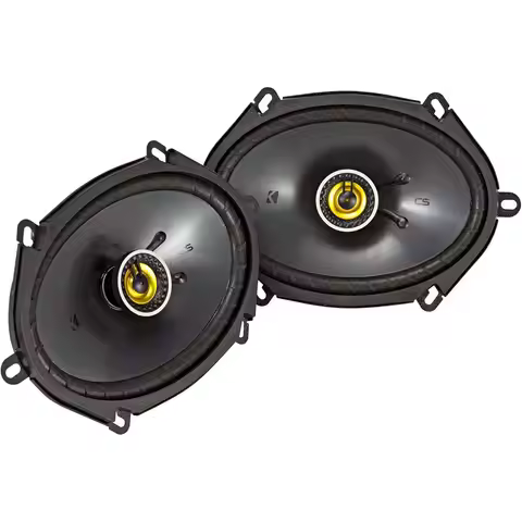 6 x 8 Inch Car Audio System Speakers, 2-Pack, Black
