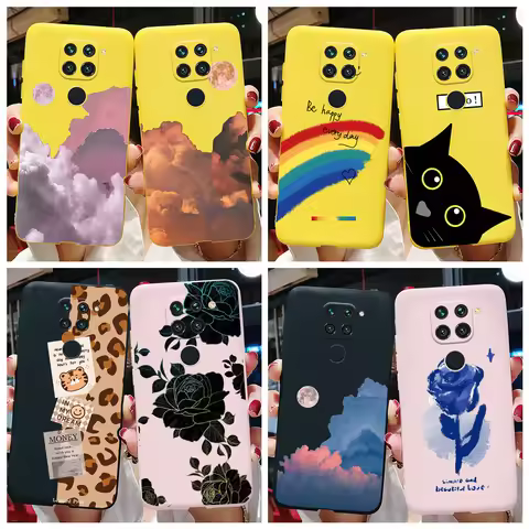 For Xiaomi Redmi Note 9 Case soft Cartoon Pattern Silicone Phone Back Cover Case For Xiaomi Redmi No