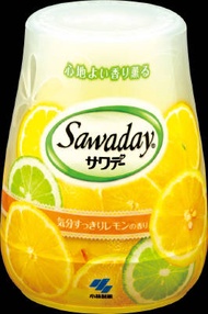 小林製藥 香氛薰香SawaDay 140g 清新檸檬香氣