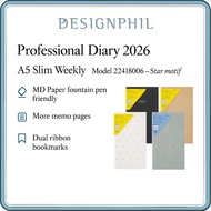 Midori Professional Diary 2026 A5 Slim Monthly Planner – 14 Month (Dec 2025 - Jan 2027) Premium MD P