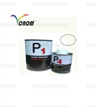 VCROM 2K primer 1L & hardener 250ML (4:1)| P1 (WHITE) / P4 (GREY) / P7 (BLACK)