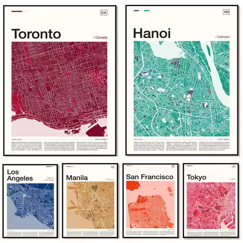 Manila, Denver, San Francisco, Calpenisi, Toronto, Cleveland, Los Angeles, Atlanta, New York City, T