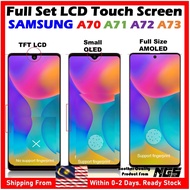 (+Frame) NGS Brand AMOLED Full Set LCD Touch Screen Compatible For SAMSUNG Galaxy A70 / A71 / A72 / 