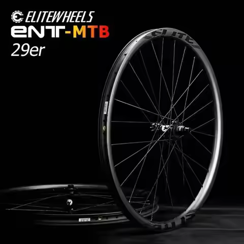 ELITEWHEELS 29er MTB Carbon Wheels Ultralight Mountain Bicycle Rims M11 Straight Pull Hub28/30/33/35