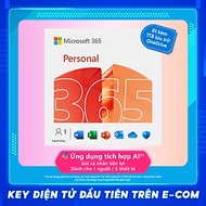 KEY ĐIỆN TỬ Phần mềm Microsoft Office 365 Personal (QQ2-00003) | 12 tháng | Dành cho 1 người | 5 thi