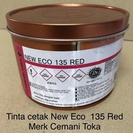 Tinta Cetak New Eco 135 Red , Merk Cemani Toka