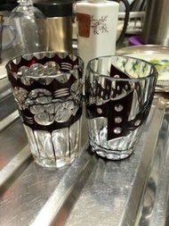 日本江戶切子夫妻杯