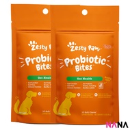Zesty Paws Probiotic Bites for Dogs Gut Health [Pumpkin Flavor] (20 Soft Chews) (EXP:06 2026)