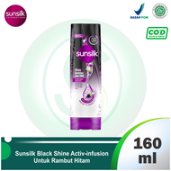 Sunsilk Conditioner Black Shine 160 ml Activ-Infusion - Kondisioner Rambut Hitam Berkilau