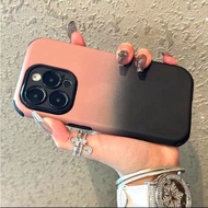 New Gradient Colour 2-in-1 Matte Phone Case For iPhone 14 Pro Max 13 12 11 Pro Max Protected Shockpr