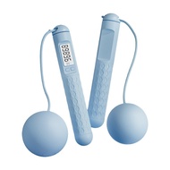 Skipping Lompat Tali Olahraga Anak Handle Anti Slip Jump Rope Skipping Ropeless Weighted Ball