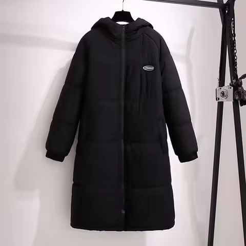 150Kg Plus Size Women's Winter Loose Long Cotton-padded jacket buat 164cm 6XL 7XL 8XL 9XL 10XL long-
