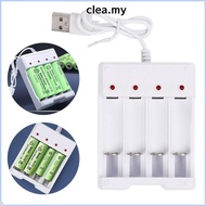 CLEA AA / AAA Battery Charger Universal Adapter Rechargeable USB Battery Charger