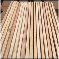 KASO WOOD/RENG DUTCH TEAK WOOD 120X5X1.5CM ALREADY SANDED FINE